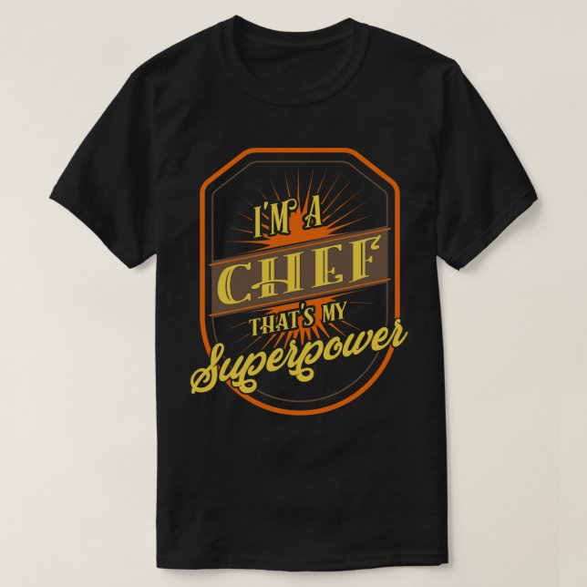 Camiseta Cocina de Chef (Diseño del anverso)