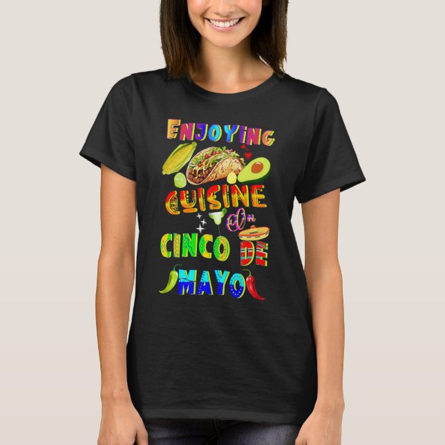 Camiseta Cocina De Cinco De Mayo (Anverso)
