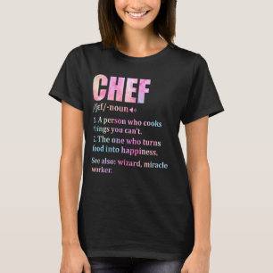 Camiseta Cocina de cocina de definición de chef Divertido C