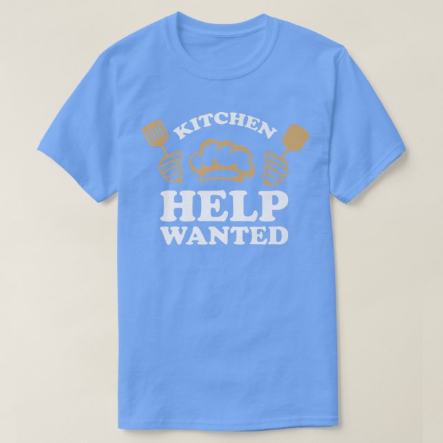 Camiseta Cocina De Cocina Deseada Funny Restaurant Chef (Diseño del anverso)