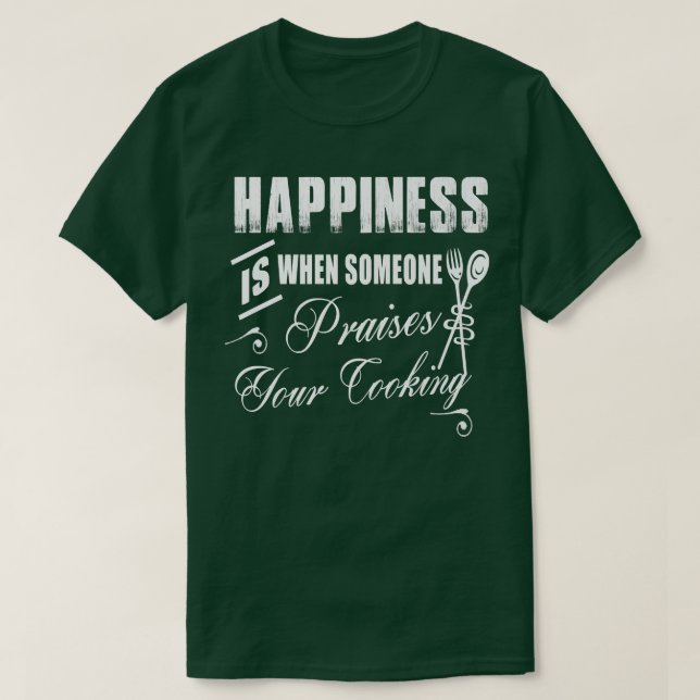Camiseta Cocina de cocina familiar completa (Diseño del anverso)