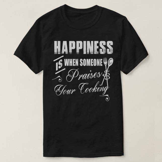 Camiseta Cocina de cocina inolvidable (Diseño del anverso)