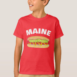 Camiseta Cocina de comida Maine Red Snapper Hotdog Portland