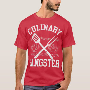 Camiseta Cocina de Gangster Maestro Chef Gorra Orgulloso Co