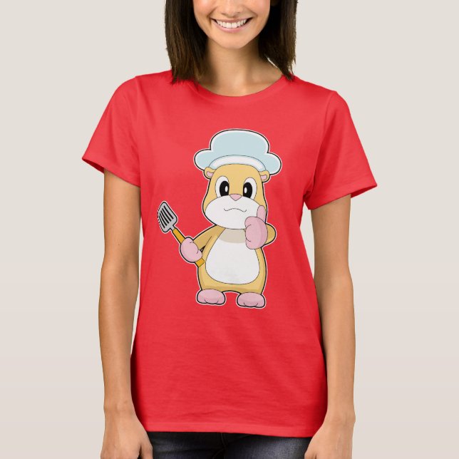 Camiseta Cocina de Hamster Cook Spatula (Anverso)