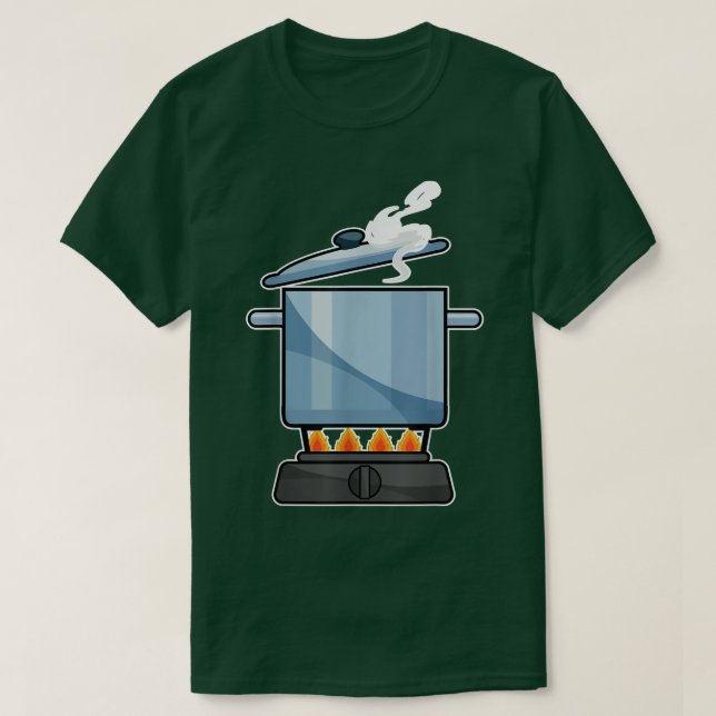 Camiseta Cocina de la chimenea (Diseño del anverso)