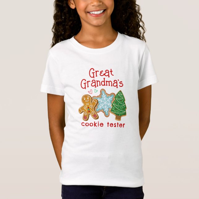 Camiseta Cocina de los Navidades de la Gran Abuela Cookie T (Anverso)