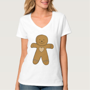 Camiseta Cocina de los Navidades del hombre del pan de jeng