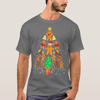 Camiseta Cocina de pan de jengibre de árbol de Navidad