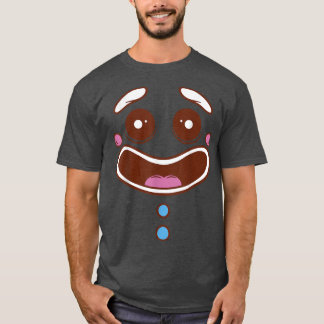 Camiseta Cocina de pan de jengibre frente a comida dulce de