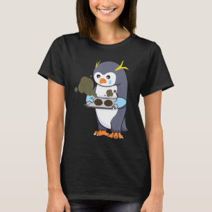 Camiseta Cocina de panadería Pingüino Falso