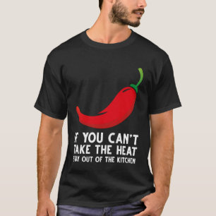 Camiseta Cocina de pimiento rojo chili con comillas pimient
