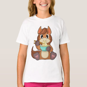 Camiseta Cocina de Ramen para Caballos