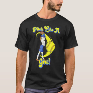 Camiseta Cocina De Softball Para Chicas Como Mujeres Chicas
