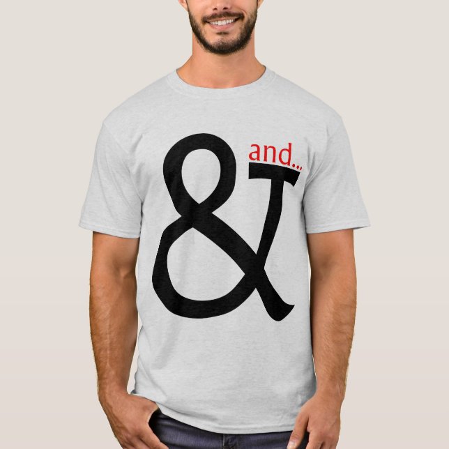 Camiseta Cocina de tipos de letra (Anverso)