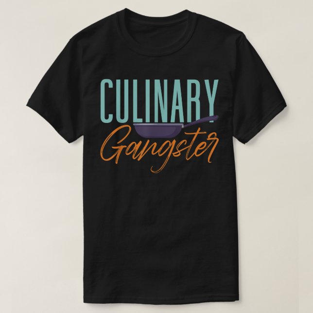 Camiseta Cocina del chef del Gangster Gourmet Gourmet Commi (Diseño del anverso)