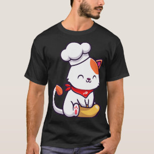 Camiseta Cocina del chef del gato