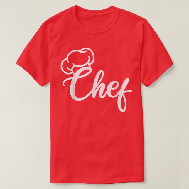 Camiseta Cocina del Gorra Chef (Diseño del anverso)