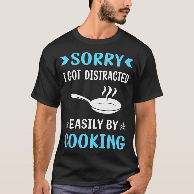 Camiseta Cocina distraída (Anverso)