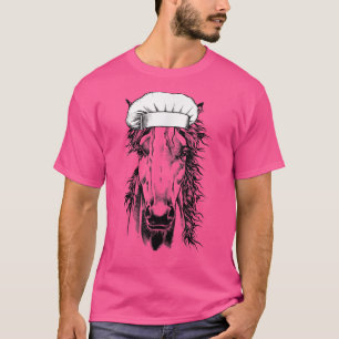 Camiseta Cocina divertida de cocción del chef de animales d