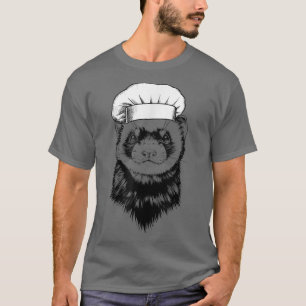 Camiseta Cocina divertida de cocinero animal Ferret