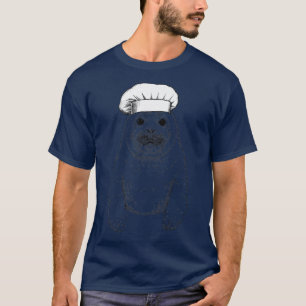 Camiseta Cocina divertida de cocinero de animales de foca