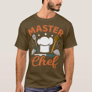 Camiseta Cocina divertida de cocinero maestro de los hombre