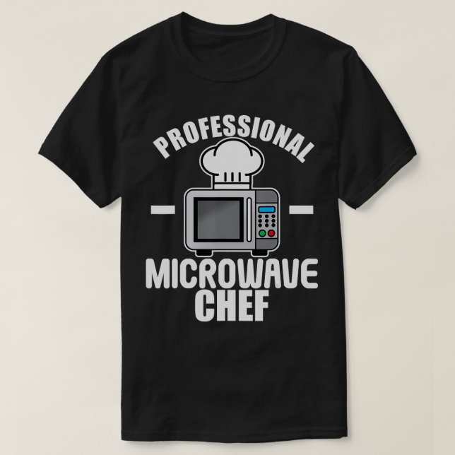 Camiseta Cocina divertida de microondas con hornillos de mi (Diseño del anverso)