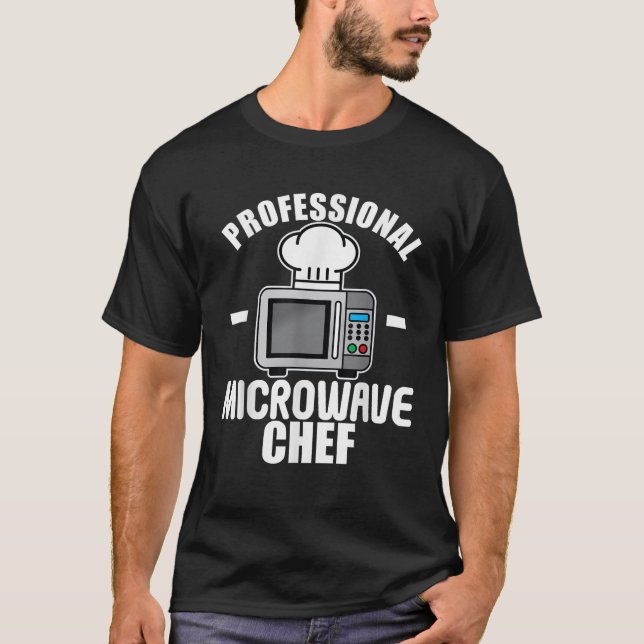 Camiseta Cocina divertida de microondas profesional de horm (Anverso)