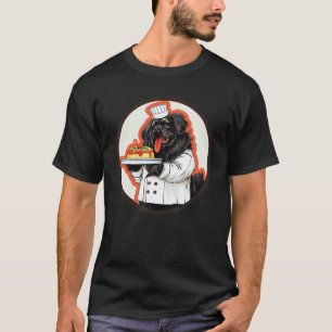 Camiseta Cocina divertida del chef de perro de Terranova