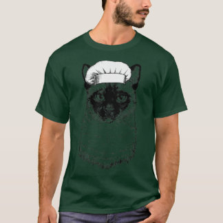 Camiseta Cocina divertida del chef siamés Meezer Mese Cat C