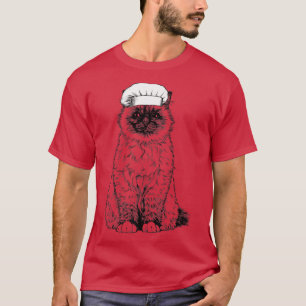 Camiseta Cocina divertida para el chef Birman Cat Cook