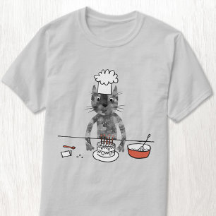 Camiseta Cocina divertida para el chef Cat