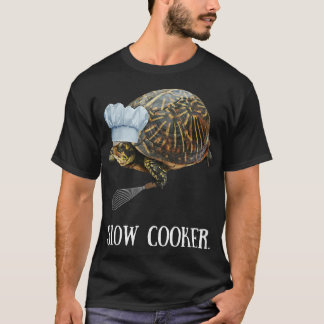 Camiseta Cocina divertida Tee de tortuga de cocina baja