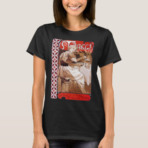 Camiseta Cocina femenina, Alphonse Mucha