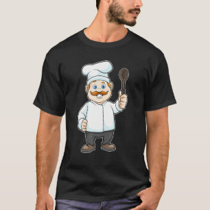 Camiseta Cocina gorra Cocina Cuchara de cocina de manzana