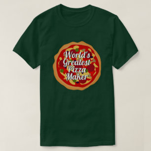 Camiseta Cocina graciosa del chef Greatest Pizza Maker