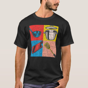 Camiseta Cocina Hobby Cocina Gastronómica Pop Art Chef