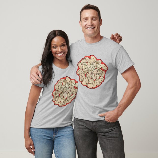 Camiseta Cocina italiana Gnocchi Potato de comida Dumpling  (Unisexo)