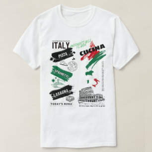 Camiseta Cocina ItalianaHiphop Streetstyle T-Shirt