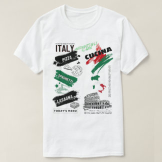 Camiseta Cocina ItalianaHiphop Streetstyle T-Shirt