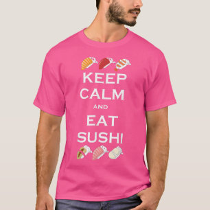 Camiseta Cocina japonesa, calma y come sushi