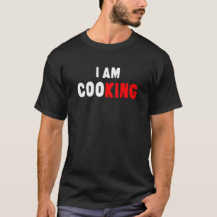 Camiseta Cocina King Fun Chef Cocina Pun De Comida Para Hom