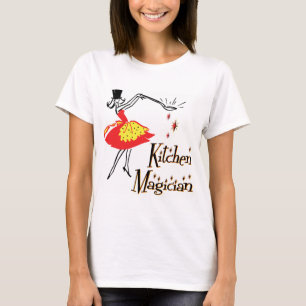 Camiseta Cocina Magia Retro Cocina Arte