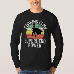 Camiseta Cocina Mi Superhéroe Power Chef Cook Grill 4