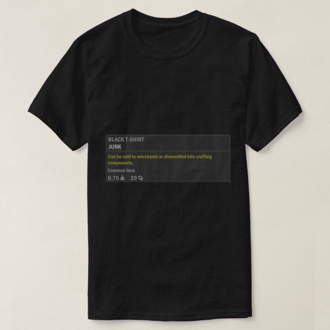 Camiseta Cocina negra 3 elemento (Diseño del anverso)