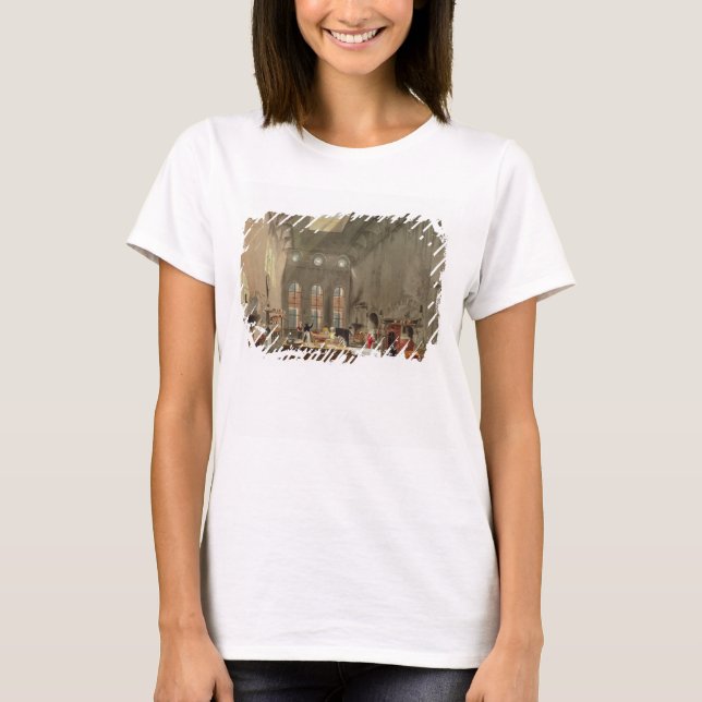 Camiseta Cocina, Palacio de Santiago, grabada por William J (Anverso)