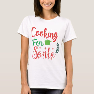 Camiseta Cocina Para Santa Merry Christmas Tree Funny Xmas
