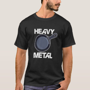 Camiseta Cocina pesada Metalizado Pan Chef Cocina Cocinera