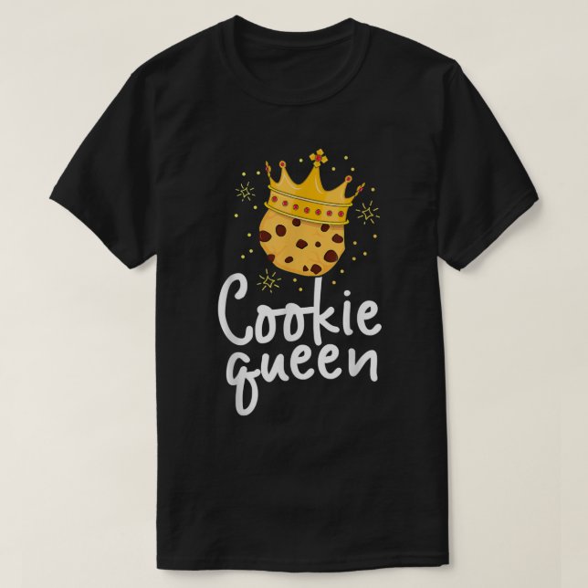 Camiseta Cocina Reina Cute de chocolate Chip Foodie Baking  (Diseño del anverso)